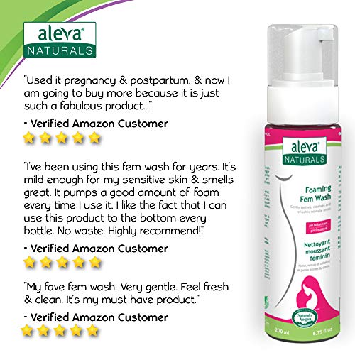 Foaming Feminine Wash |For Intimate Areas |Self-Foaming Pump |pH Balanced |Cleanses and Refreshes |Made with Natural and Organic Ingredients |Dermatologist & Gynecologist Tested |(6.7 fl.oz / 200ml)