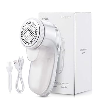 Bichiro® Fusselentferner, Elektrischer Fusselentferner mit USB, 2018 Aktualisierter tragbarer Stoffrasierer für Kleidung, Pul