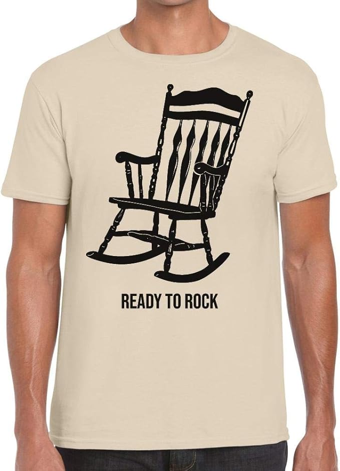 Ready to Rock Rocking Chair Retirement Old Funny Tshirt 100