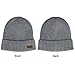 Vmevo Wool Cuffed Plain Beanie Warm Winter Knit Hats Unisex Watch Cap Skull Cap Light Gray