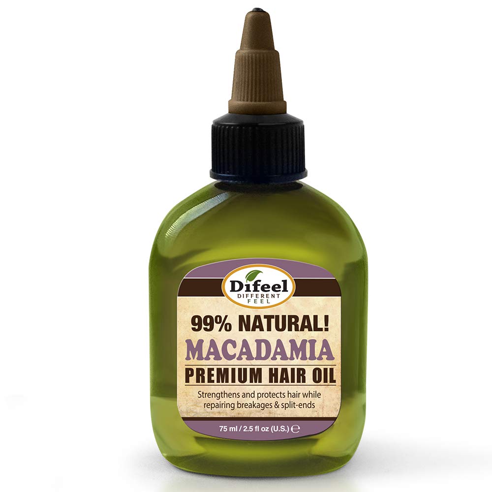 Difeel Premium Natural Macadamia Hair Oil, 75 ml