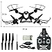 MJX X401H FPV Quadcopter Drone with Altitude-Hold EASY TO FLY RC Real Time Transmission HD Camera RTF Explorer Copter, Left and Right Hand Switch Mode Predator, Black