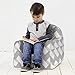 P'Kolino Little Reader Chair, Grey/White