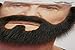 Mustaches Self Adhesive On Bail Fake Beard, Novelty, False Facial, Costume Accessory for Adults, Brown olor