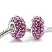 Everbling October Birthstone 925 Sterling Silver Bead Fits European Charm Bracelet
