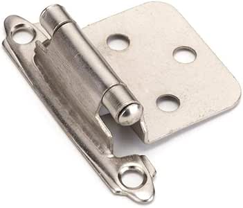 Richelieu Hardware - Bisagra de níquel cepillado (70 mm, cierre