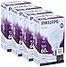 Philips 200952P 60-Watt Equivalent SlimStyle A19 LED Light Bulb Soft White, Dimmable 4-Pack