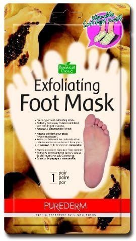 Purederm Exfoliating Foot Mask - Peels Away Calluses and Dead Skin in 2 Weeks! (2 Pack (2 Treatments), Regular) by Adwin Korea by Foot Mask
