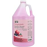 PRO NAIL - Healing Therapy Massage Lotion - Professional Pedicure, Body and Hot Oil Manicure, Infused with Natural Oils, Vitamins, Panthenol and Amino Acids (Pomegranate, 1 Gallon)