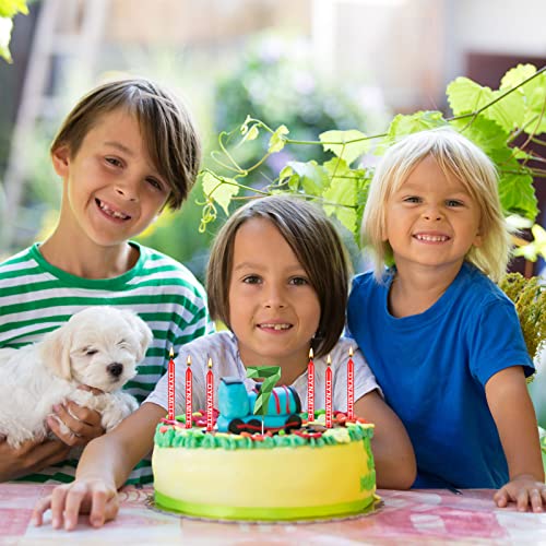 13 Pcs Dynamite Candles TNT Themed Birthday Cake Candles 3D Design