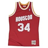 Mitchell & Ness Hakeem Olajuwon Houston Rockets NBA Throwback HWC Jersey - Red