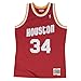Mitchell & Ness Hakeem Olajuwon Houston Rockets NBA Throwback HWC Jersey - Red