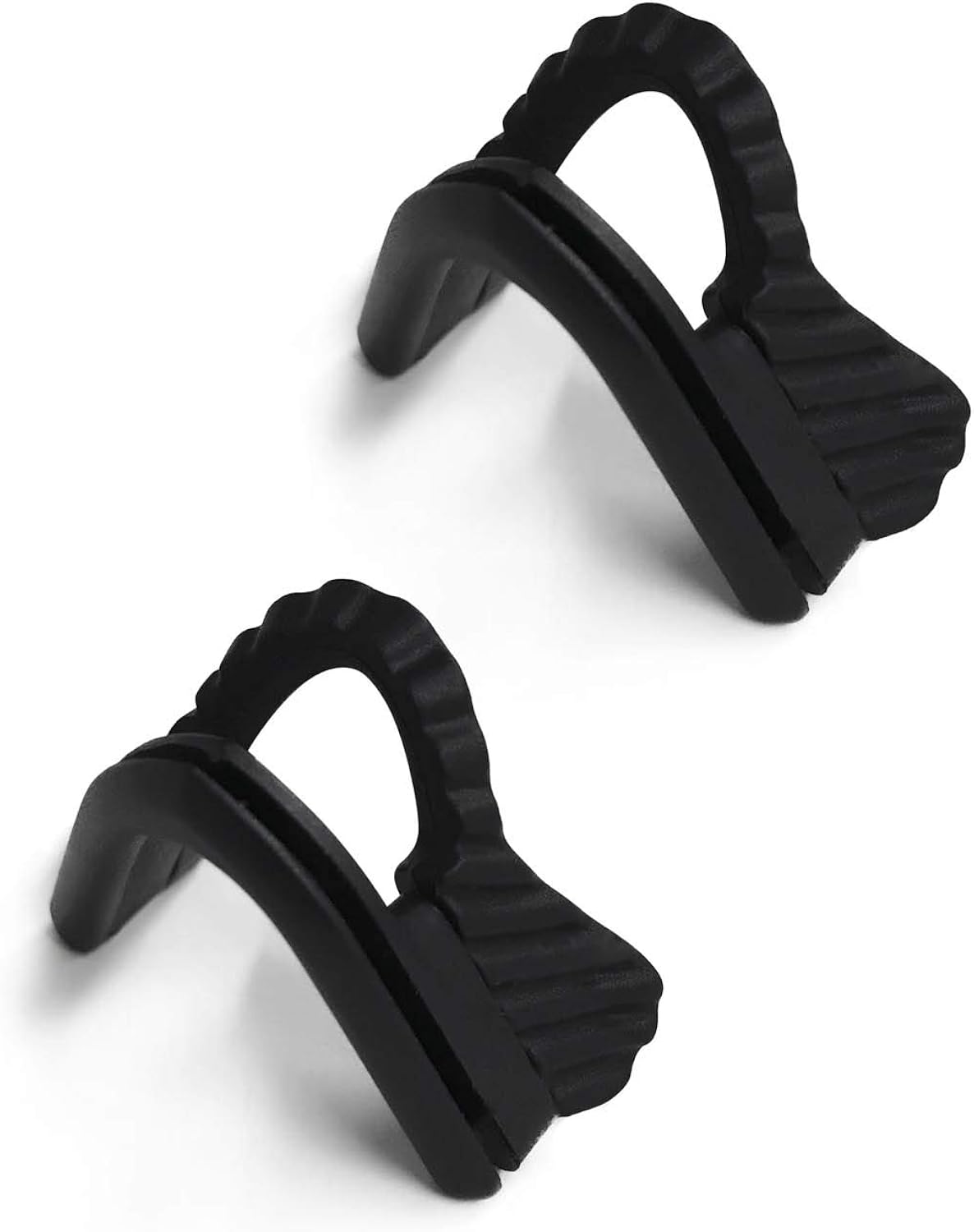 HKUCO 2 pairs of Black Replacement Silicone Nose Pads For Oakley M