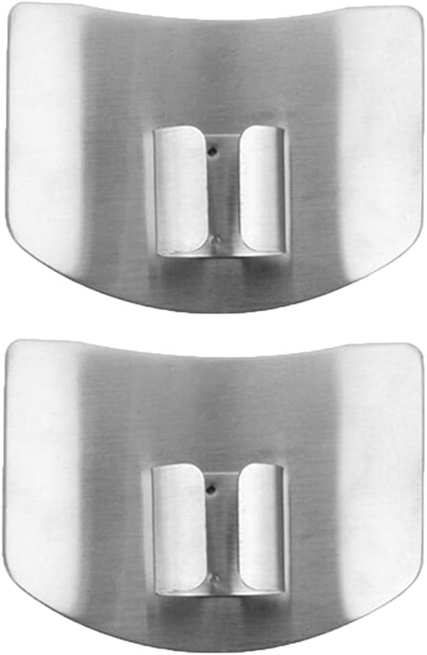 ZOCONE 2 PCs Finger Guard For Cutting Kitchen Tool Finger Guard Stainless Steel Finger Protector Avoid Hurting When Slicing and Dicing Kitchen Safe Chop Cut Tool (PH0088): Kitchen & Dining