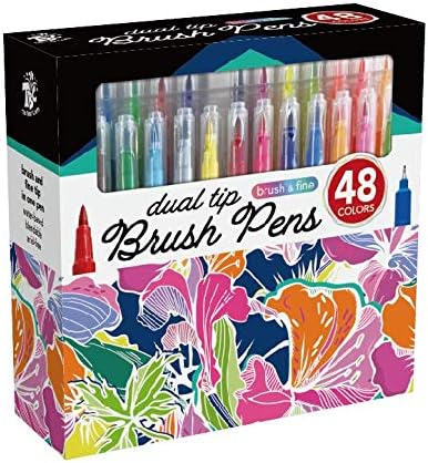 TBC The Best Crafts Juego de 48 rotuladores de acuarela de ...
