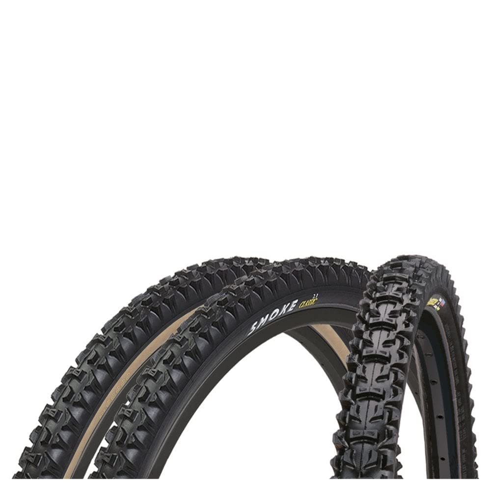 Panaracer GravelKing Slick+ TLC Folding Tyre : Black/Brown, 700 x 35c, 26 x 2.10