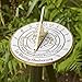 The Metal Foundry 1st Sundial - Recycled Solid Brass UK Manufactured Home Decor Or Garden Present Idea for Him, Her, Parents, Friends Or Couple On Their First Year of Marriage