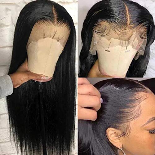 UNice-Hair-Bettyou-Series-13x4-Straight-Lace-Front-Human-Hair-Wigs-180-Density-Brazilian-Virgin-Hair-Lace-Frontal-Wig-with-Baby-hair-Black-Color-18inch