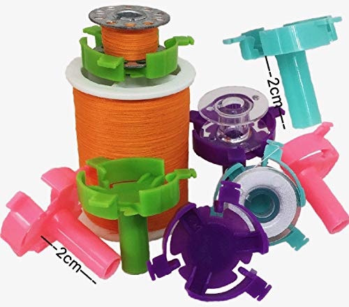 PeavyTailor #3 Bobbin Buddies 8 pcs Bobbin Holder Clamp Thread Organizer Matching Thread Spools Together