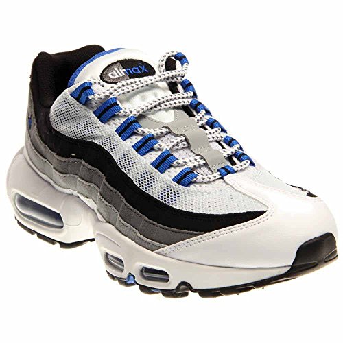 NIKE Air Max 95 Mens Running Shoes 609048-108 White Gym Blue Anthracite Black 9.5 M US