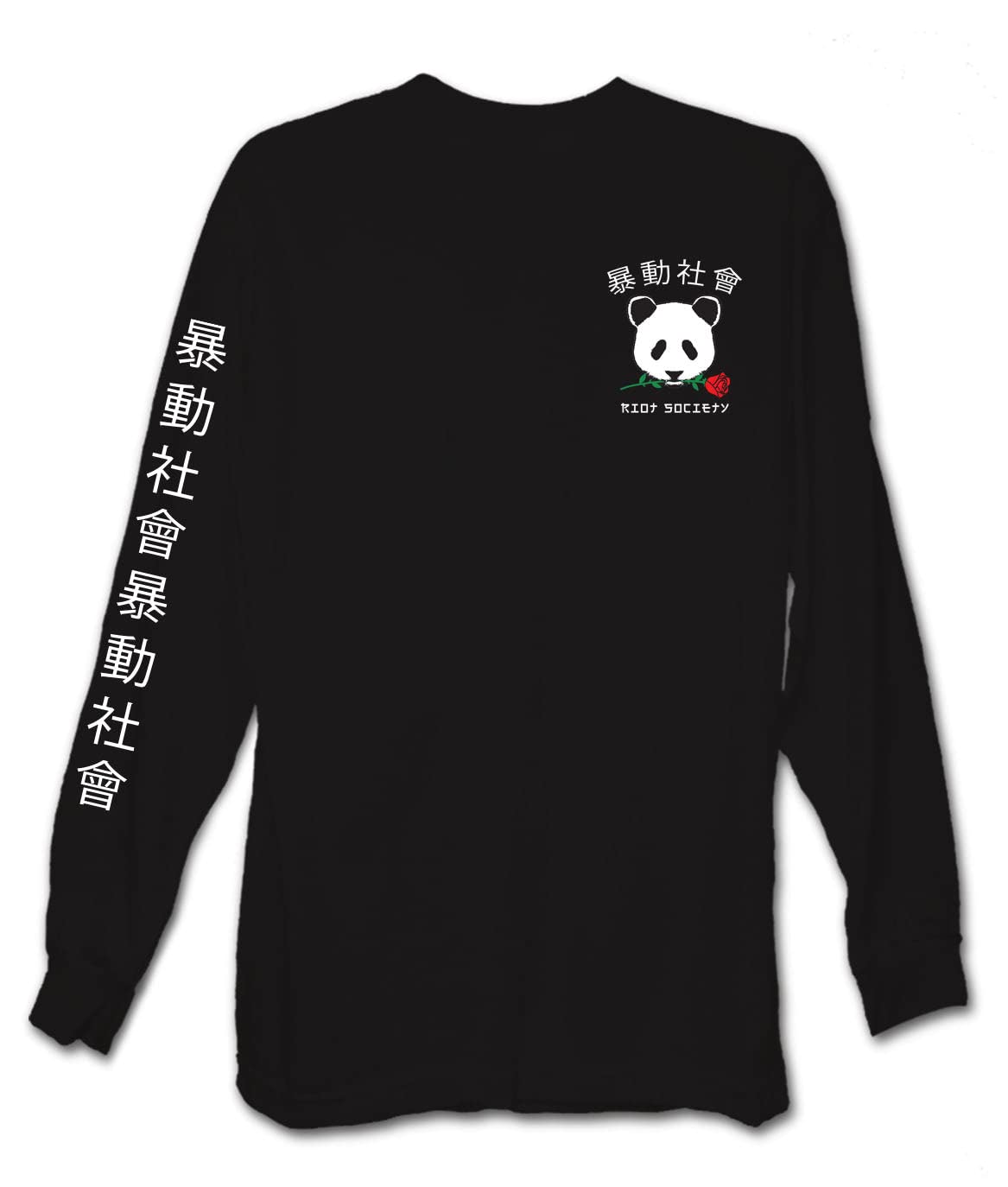 Riot Society Men's Long Sleeve Graphic and Embroidered Fashion T-Shirt