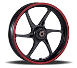 Vehicleartz 16 to 19 inch Motorcycle, Scooter, Car & Truck Wheel Rim Trim Tape Stripes Red Size 1-1/4inch or 6mm Wide