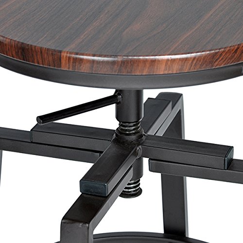 Set of 2 Wooden Bar Stools Counter Chair Kitchen Breakfast Barstool