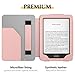 Dadanism Case Fits All-New Kindle 10th Generation 2019 Release, PU Leather Ultra Lightweight Slim Protective Smart Cover with Hand Strap & Pocket Fit Amazon E-Reader 2019 (Auto Sleep/Wake) – Rose Gold