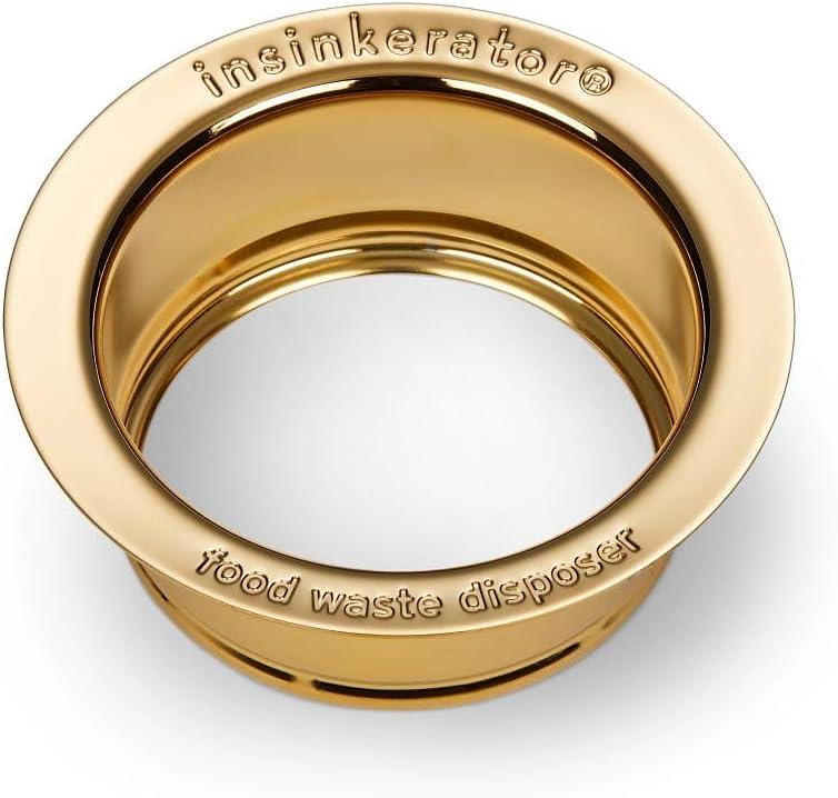 InSinkErator 75083D Garbage Disposal Sink Drain Flange 3 1/2 Inch French Gold