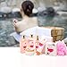 Green Canyon Spa Home Spa Gift Baskets for Women, Spa Gift Set in Pink Tote Bag 9 Pcs Japanese Cherry Blossom Essential Oils Collective Bath Sets Birthday Gift Ideas