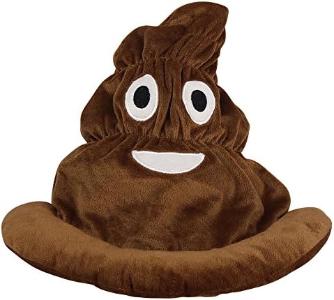 Emojeez Adult Emoji Character Polyester Hat (Poop Head)