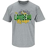 Green Bay Packers Fans. Lambeau Leap Grey T-Shirt (S-5X)