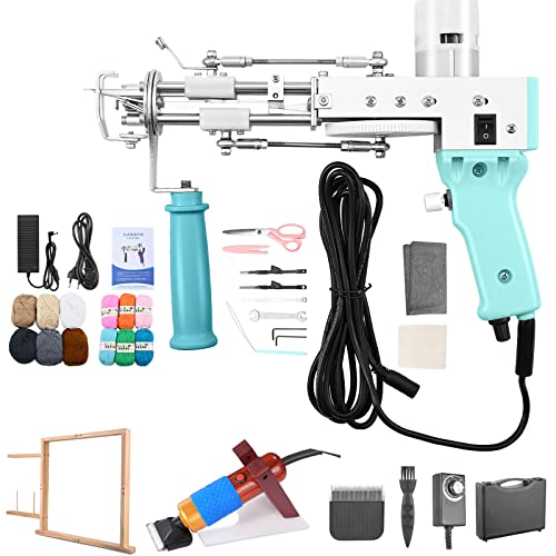 FancyBant Tufting Gun Kits Cut Pile Rug Tufting Gun, Handheld Knitting ...