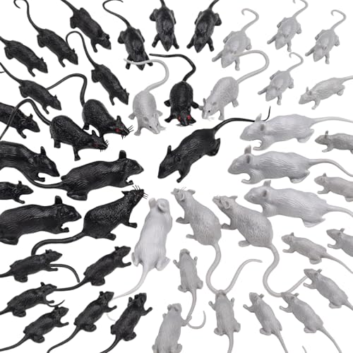 46 Pcs Plastic Fake Rat