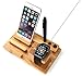 Gosin Apple Watch Stand, Aerb Bamboo Wood Charging Stand Bracket Docking Station Stock Cradle Holder for iPhone and Apple Watch iPhone 7