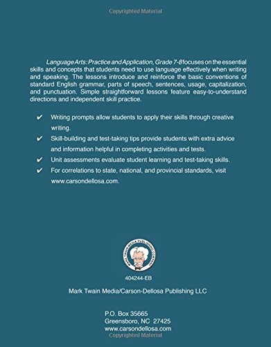 Language Arts: Practice and Application, Grades 7 - 8