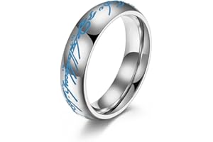 HPESSOK Lord of The Rings Lotr Ring Magic Power Rings Ring of Power Hobbit Noctilucent