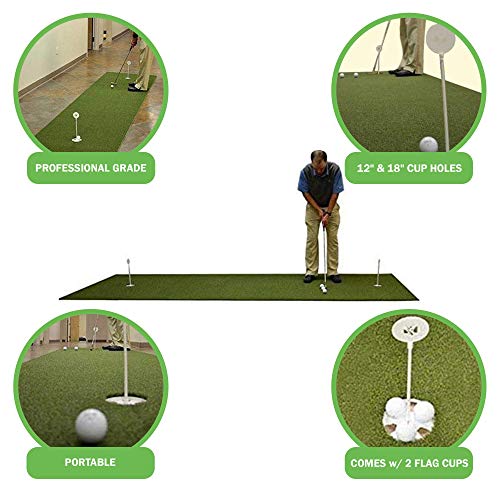 Putting Green Golf Mat 4x15 Feet Premium Turf Indoor/Outdoor Mat 2