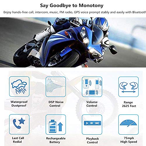 rechargeable bluetooth motorcycle speakers