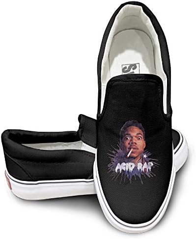 HIPPO Chance The Rapper Hip Hop Fashion Printed Vulcanization Shoes 44 New Design