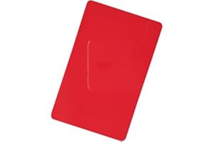 YARONGTECH-13.56MHZ ISO 14443A Blank White Printable MIFARE Classic 1K chip Plastic NFC Card,ic Card,RFID Card (Red 10 Pack)
