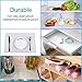 TOPIST Refrigerator Pads 2 Rolls Drawer Cabinet Shelf Liner Non-Adhesive Non-Slip Mat Waterproof Washable EVA for Fridge, Drawers, Shelves, Cabinets and Kitchen Cupboard(Transparent, 17.7” x 59”)