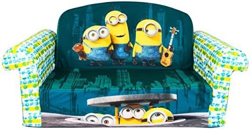 Marshmallow Furniture, Flip Open Sofa, Minions by Marshmallow Fun Furniture