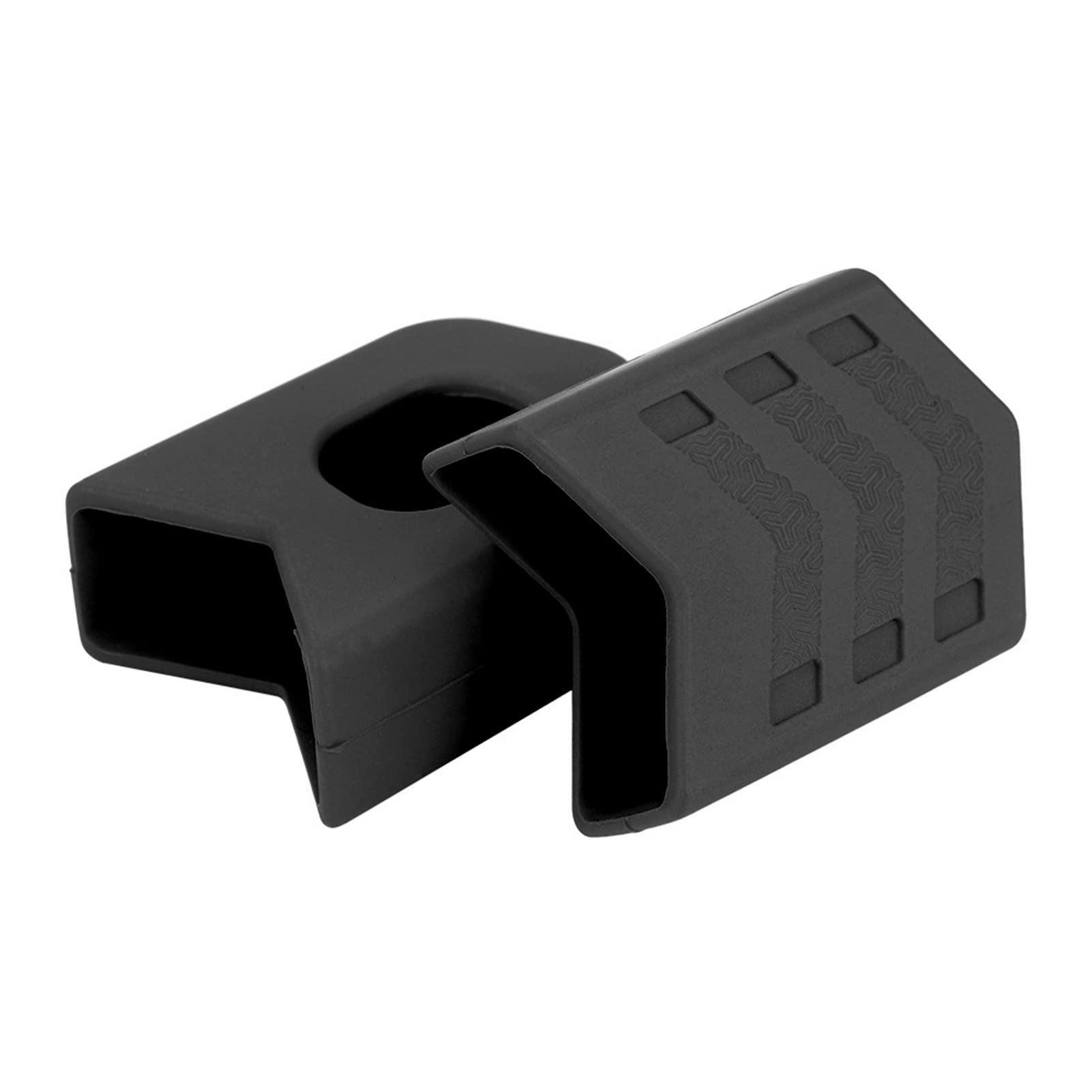 Alomejor 1 Pair Bike Crank Protector, Silicone, Black, Universal Fit, Road Bikes, Motorbikes