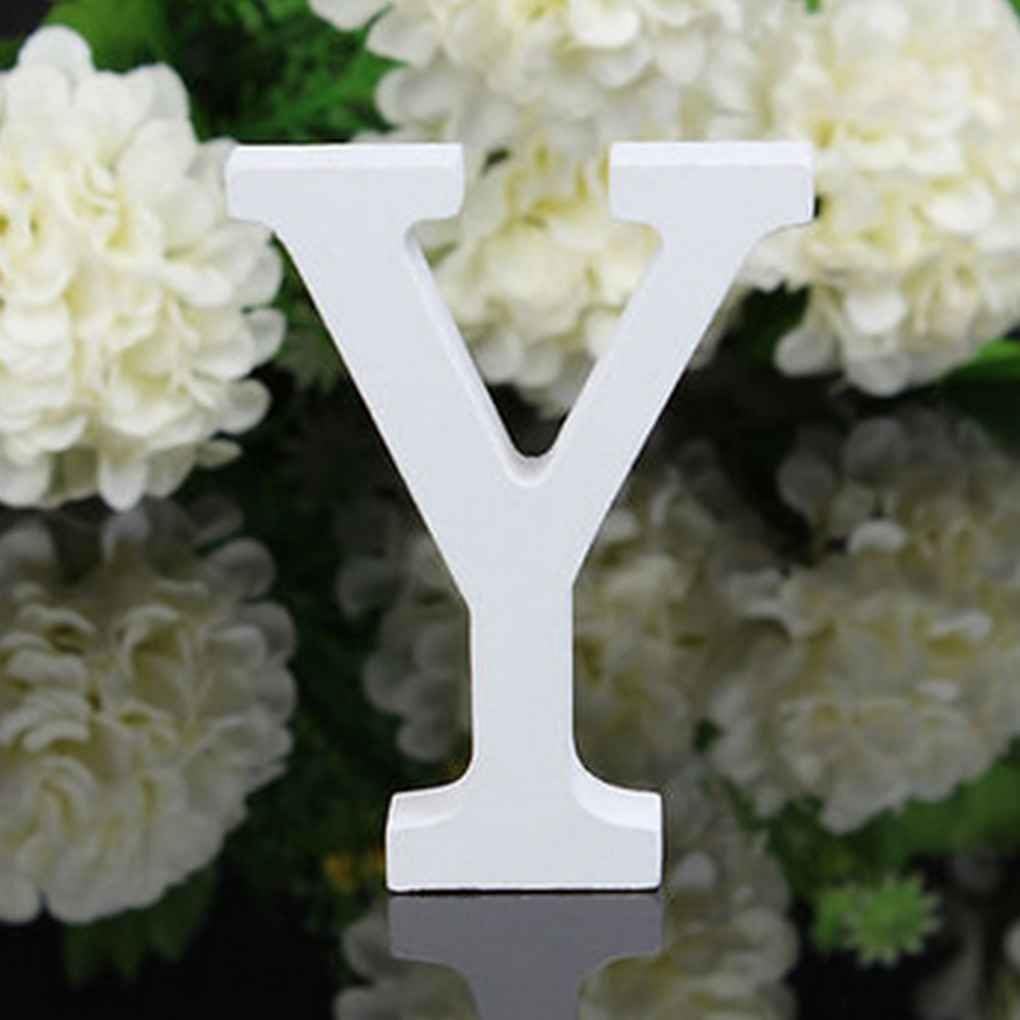 Mengonee 26 Large Wooden Letters Alphabet Wall Hanging Wedding Party Home Shop Decoration