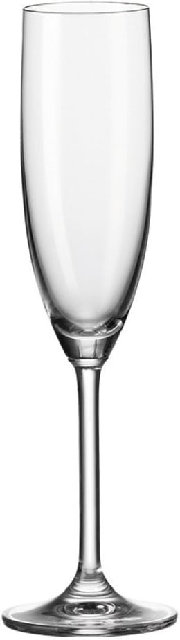 Leonardo Daily Sekt-Gläser, Sekt-Kelch mit Stiel, spülmaschinenfeste Sekt-Kelche, 6er Set, 200 ml, 063314