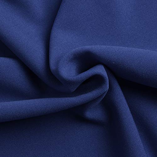 TIFENNY Romper Trousers for Women Fashion Plus Size Sets Zipper Sleeveless Sequined Shawl Overlay Wide Leg Jumpsuit Blue