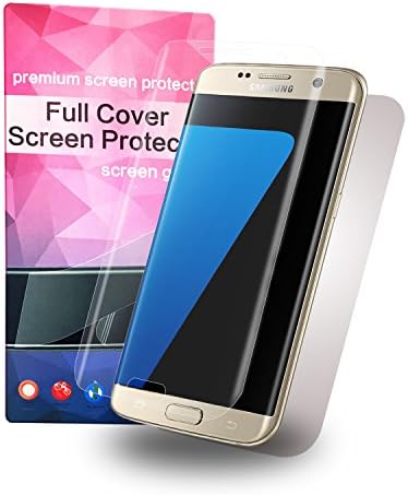 Samsung Galaxy S7 Edge Screen Protector Abcalet [2 Front TPU+1 Back TPU] Edge to Edge Full Screen Coverage 3D Full Cover HD Clear