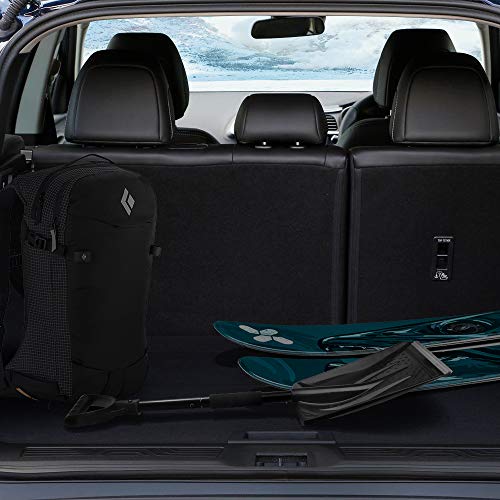 V VONTOX Snow Shovel, Detachable Plastic Snow Shovel with D-Grip Handle and Aluminum Edge Blade,Portable Compact for Car, Truck, Outdoor Camping Garden (with Small Snow Shovel Scraper) (Black) - Thumbnail 4