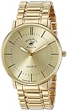 US Beverly Hills Polo Club Men's ' Quartz Metal and Alloy Automatic Watch, Color:Gold-Toned (Model: 53425)